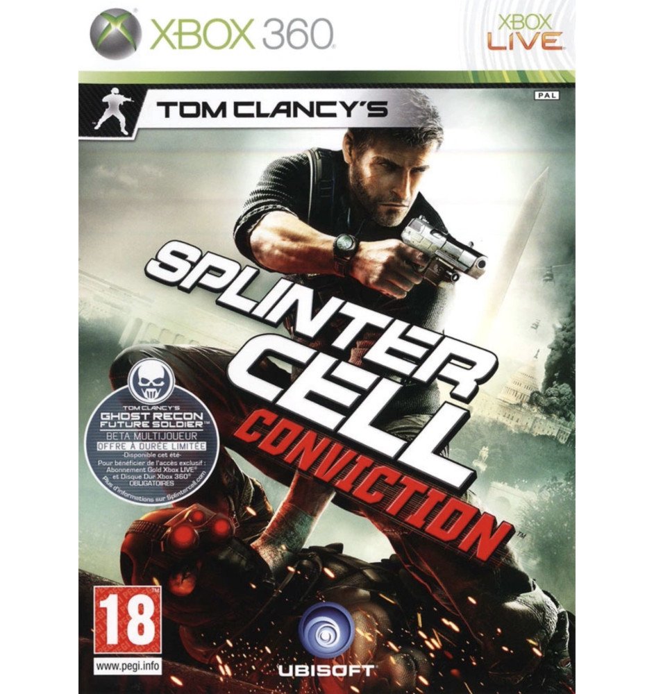 Xbox360 Splinter cell conviction cib
