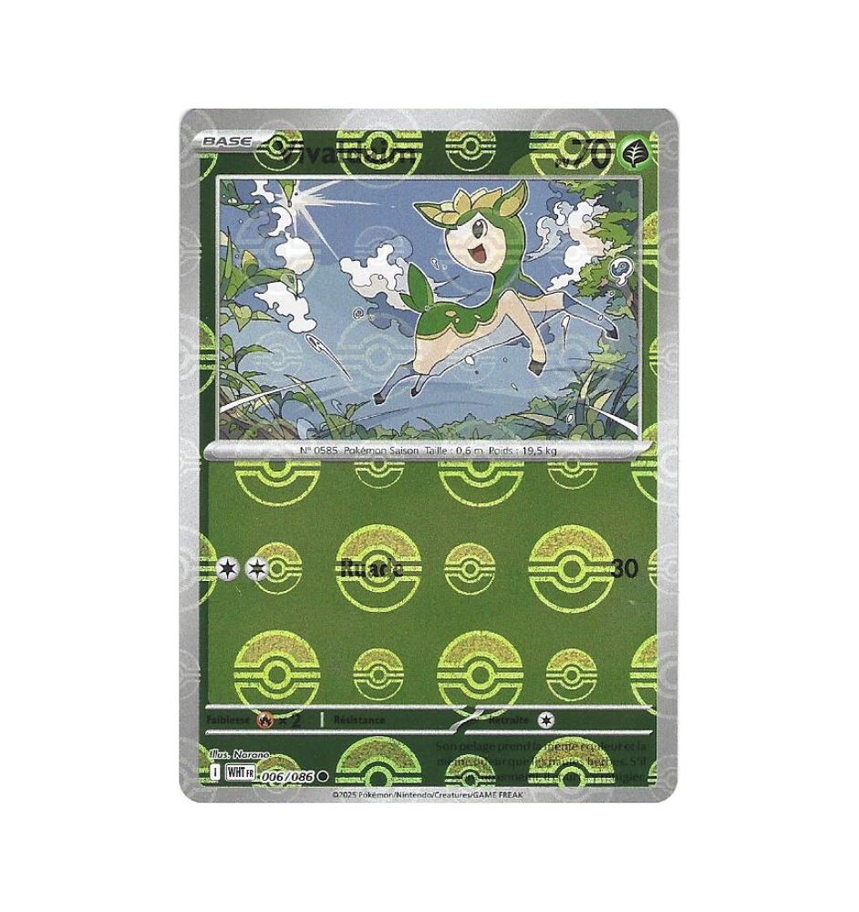 Vivaldaim 006/086 Reverse Pokeball