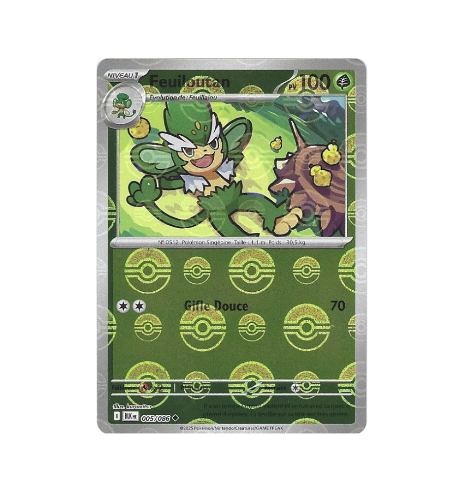 Feuiloutan 005/086 Reverse Pokeball