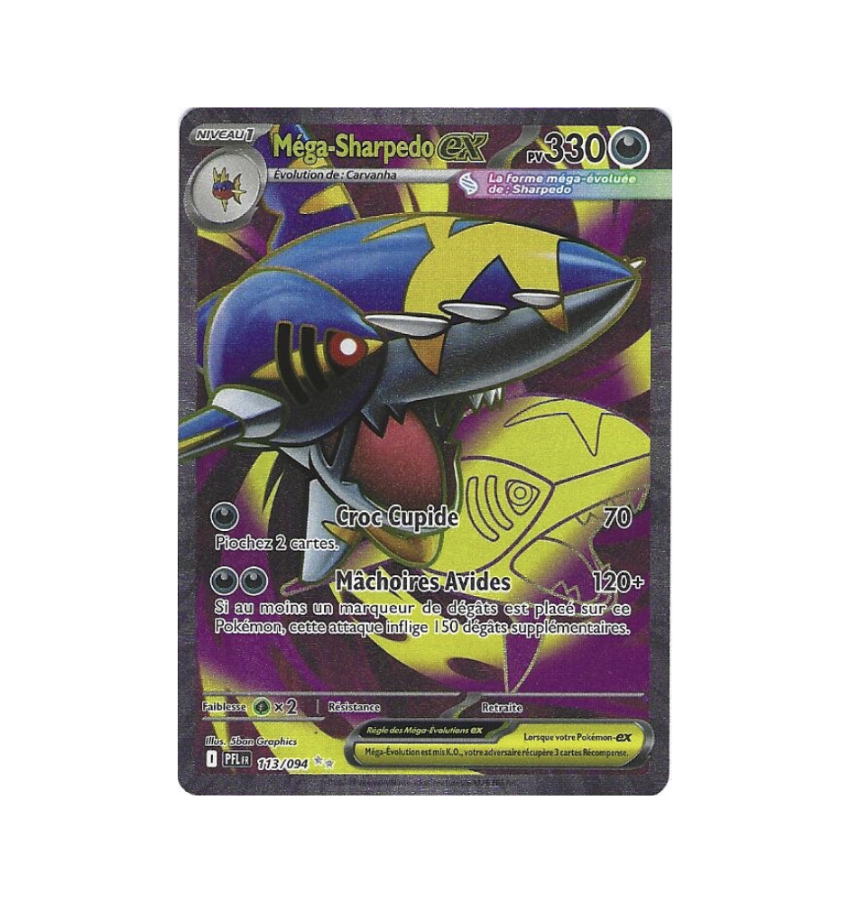 Méga-Sharpedo Ex 113/094