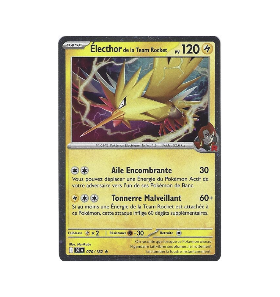 Electhor De La Team Rocket 070/182 Cosmo Holo