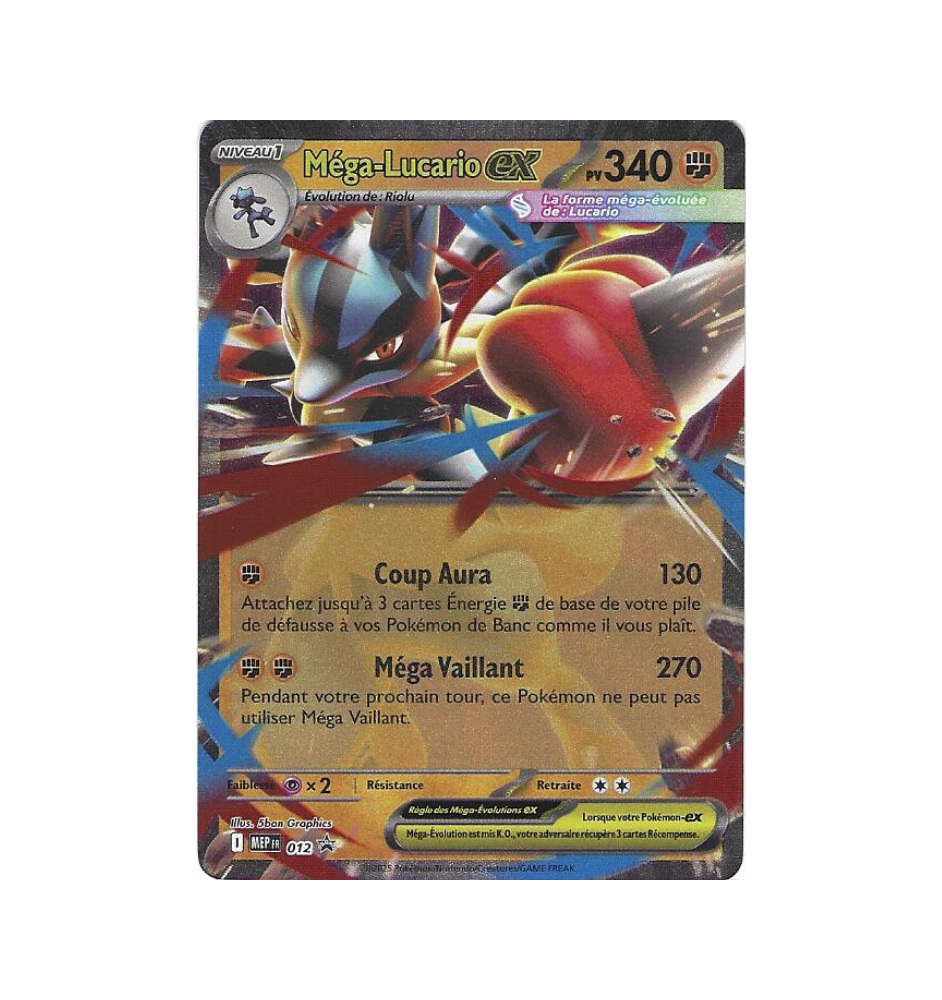 Méga-Lucario Ex 012 Promo