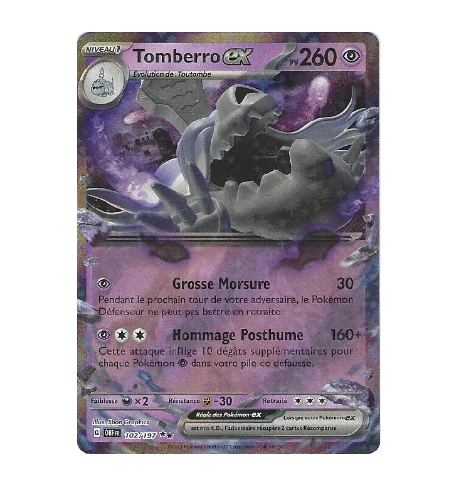 Tomberro Ex 102/197