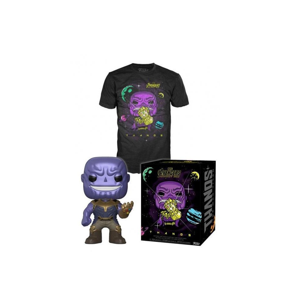 Funko POP Marvel N° 289 Thanos Metal Effect SE + T-Shirt (M)