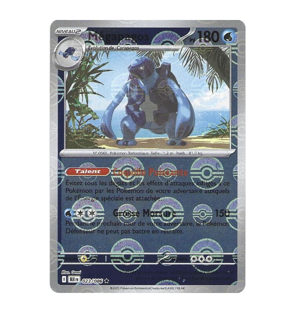 Mégapagos 023/086 Reverse Pokeball