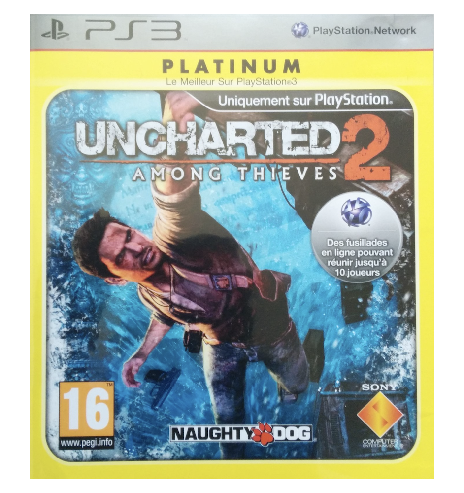 PS3 Uncharted 2 among thieves Plat Sn