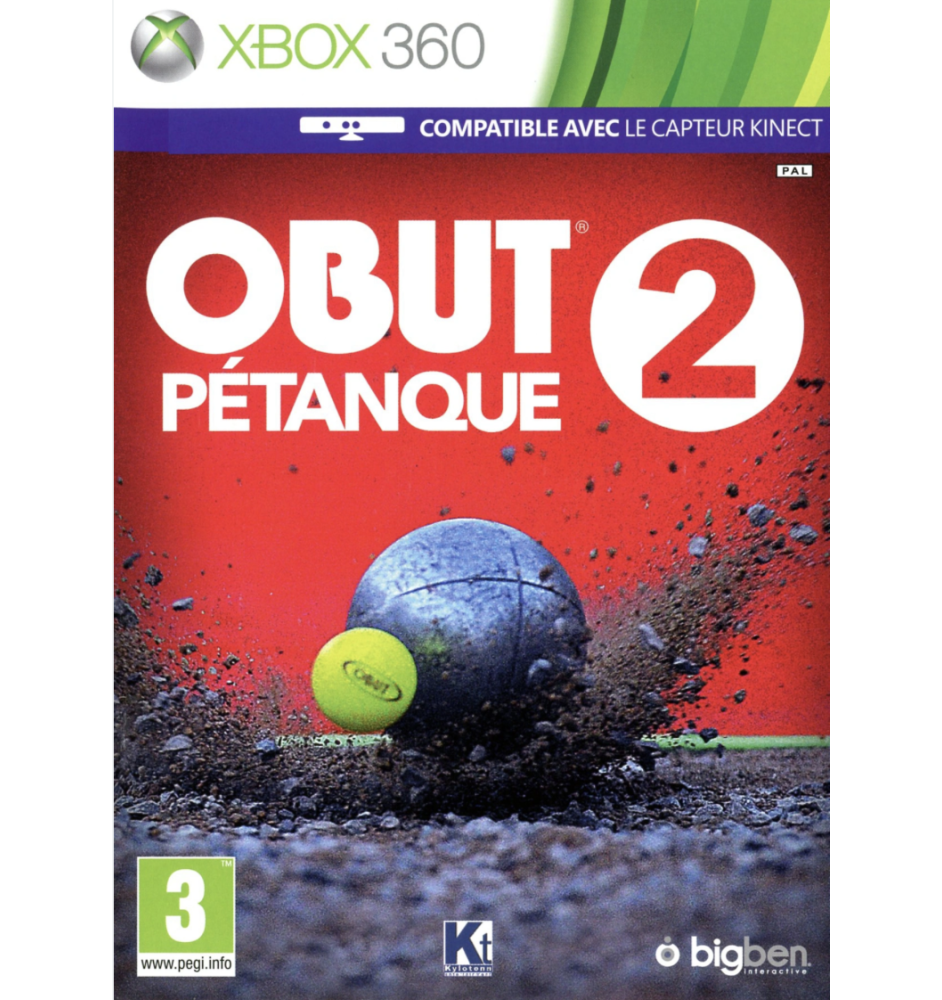 Xbox 360 Obut Pétanque 2 Neuf