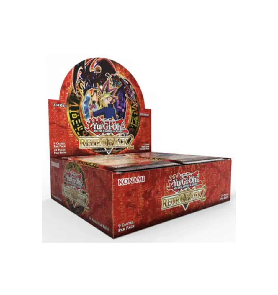 Display Yu-Gi-Oh Retro Pack 2 de Réimpression