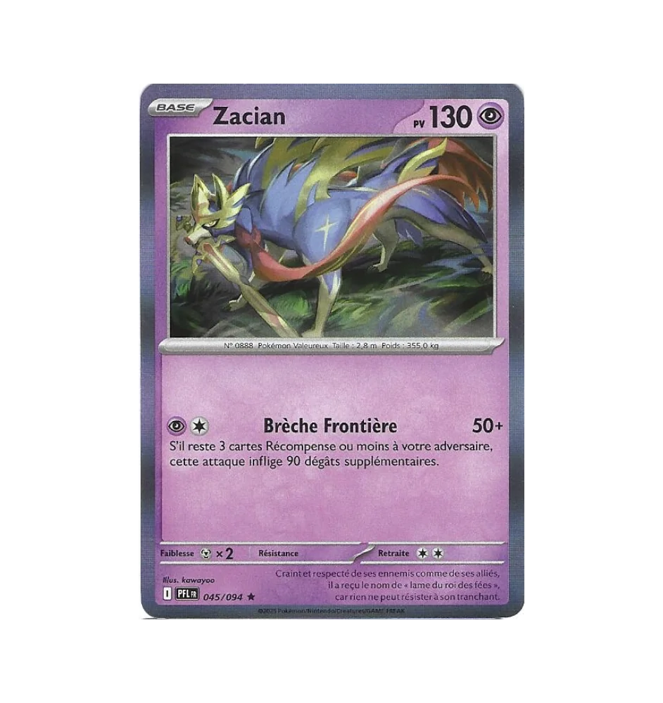 Zacian 045/094 Holo