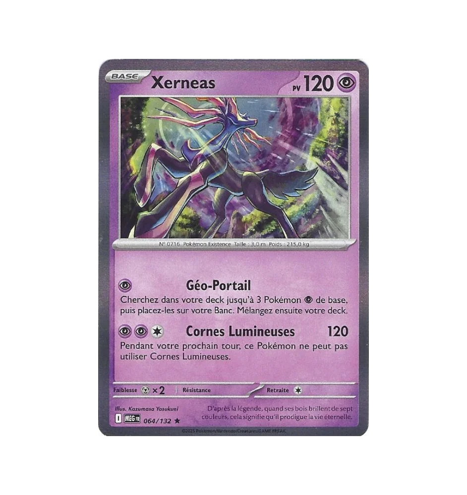 Xerneas 064/132 Holo MEG Méga-Evolution