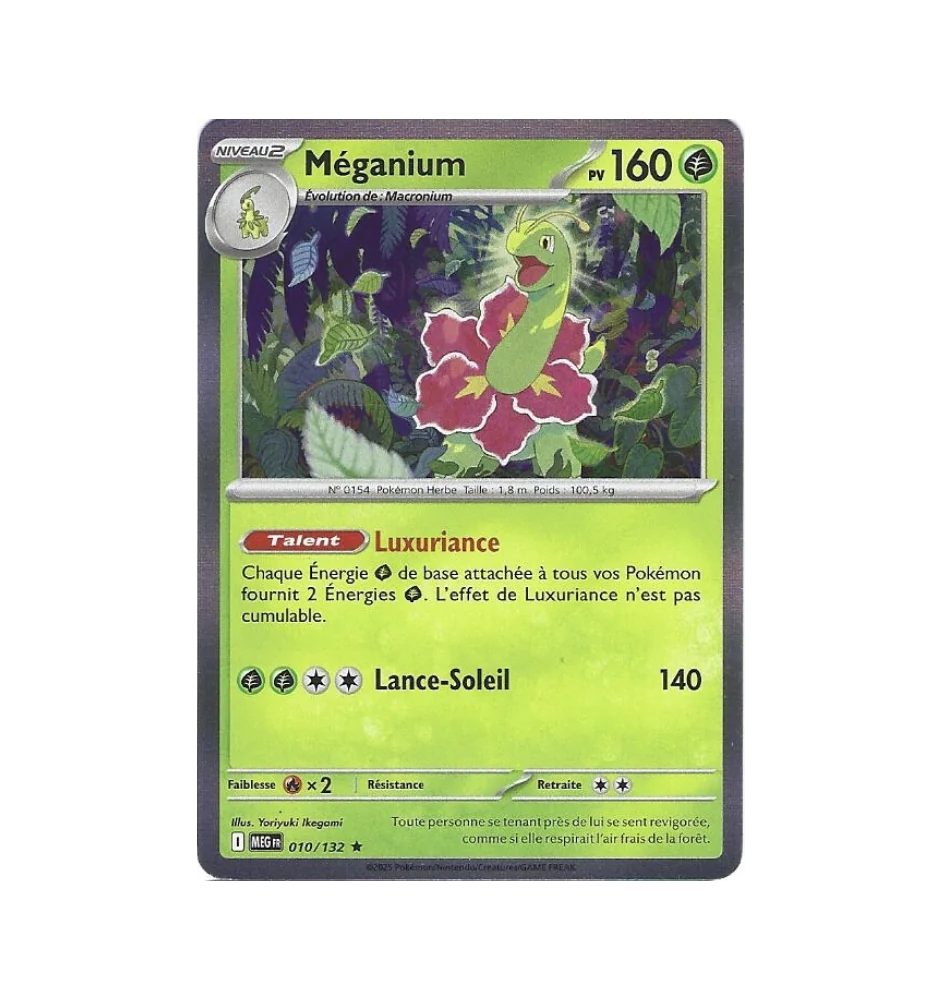 Meganium 010/132 Holo MEG Méga-Evolution