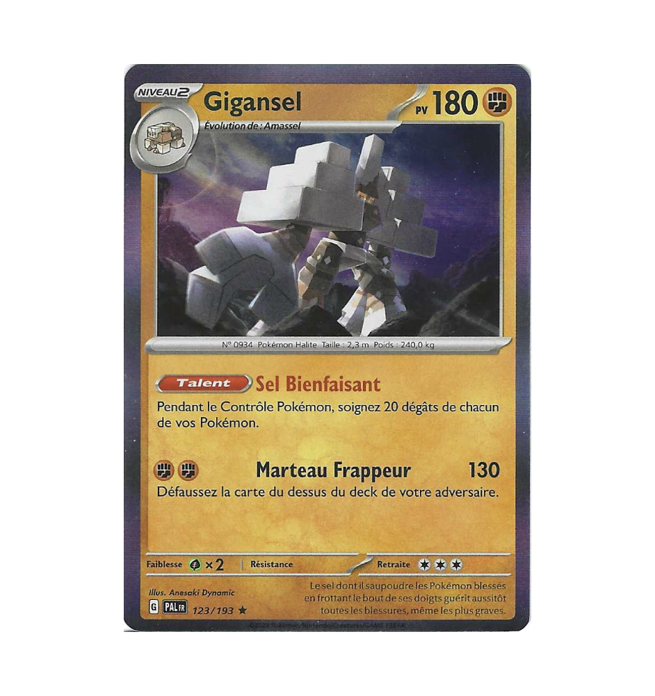 Gigansel 123/193 Holo