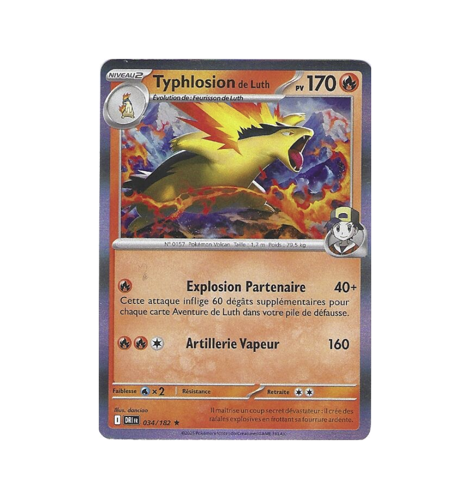 Typhlosion De Luth 034/182 Holo