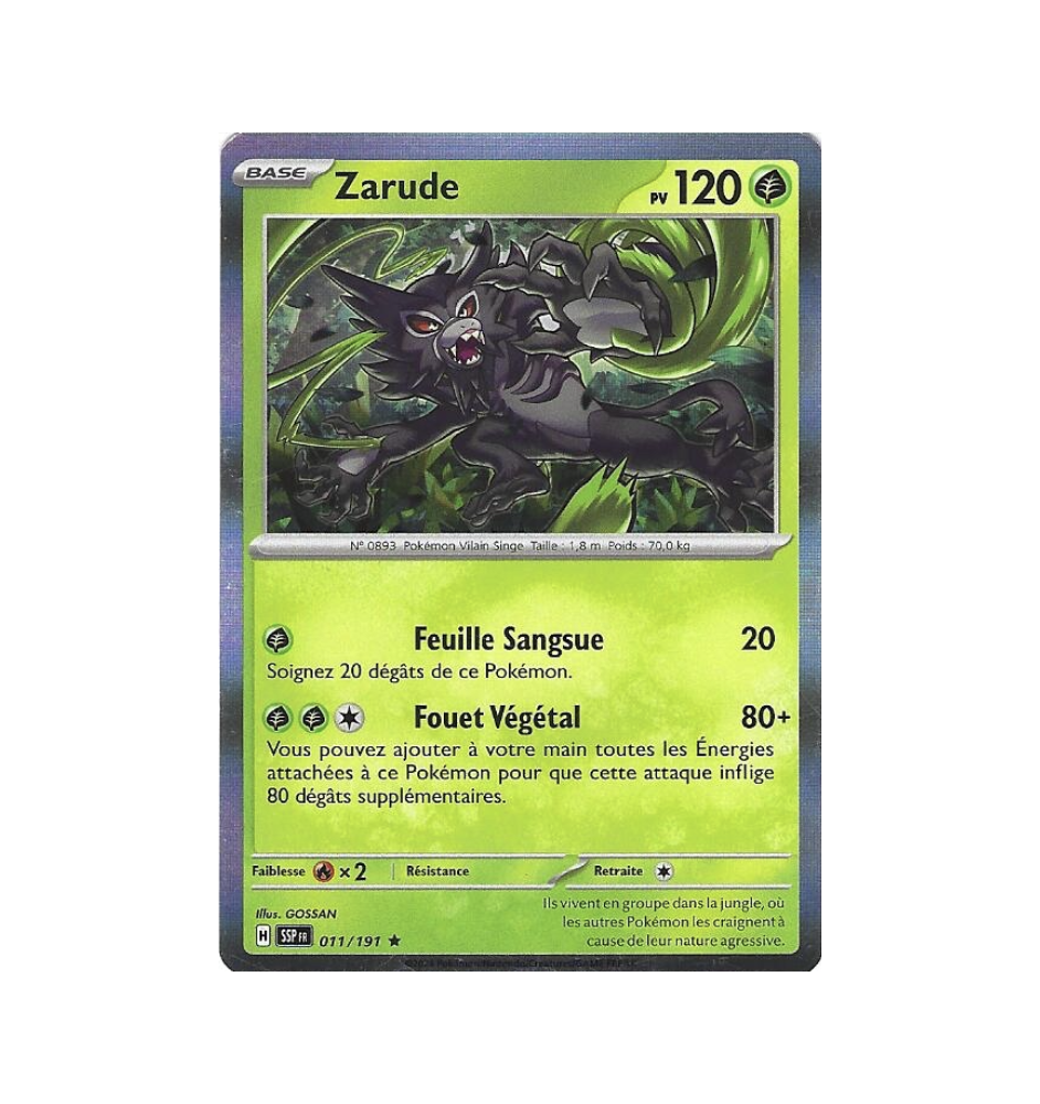 Zarude 011/191 Holo
