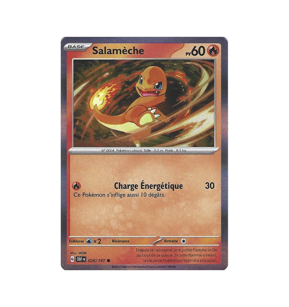 Salamèche 026/197 Holo