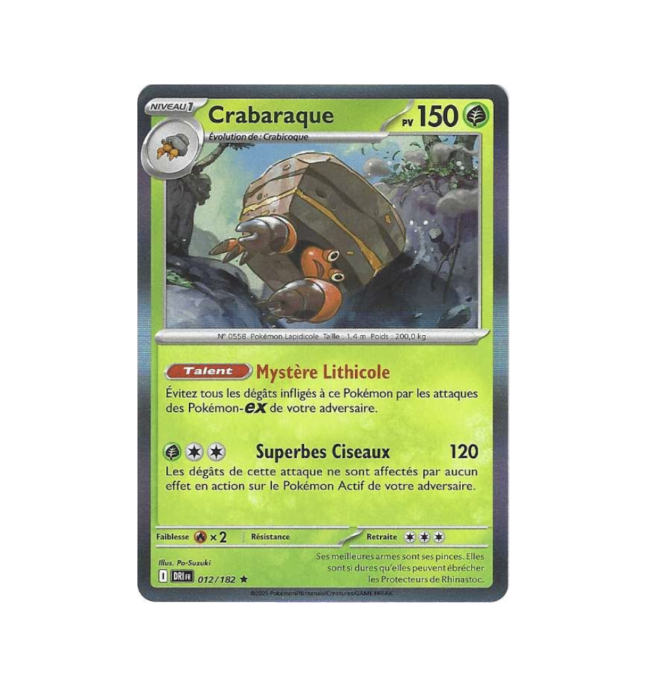 Crabaraque 012/182 Holo