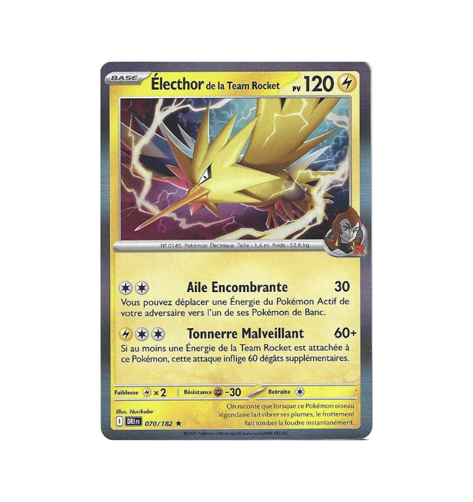 Electhor De La Team Rocket 070/182 Holo