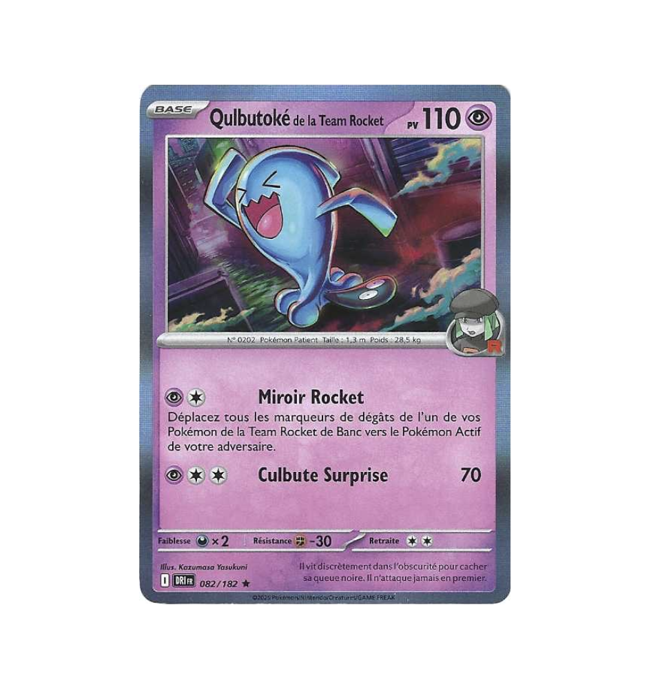 Qulbutoké De La Team Rocket 082/182 Holo