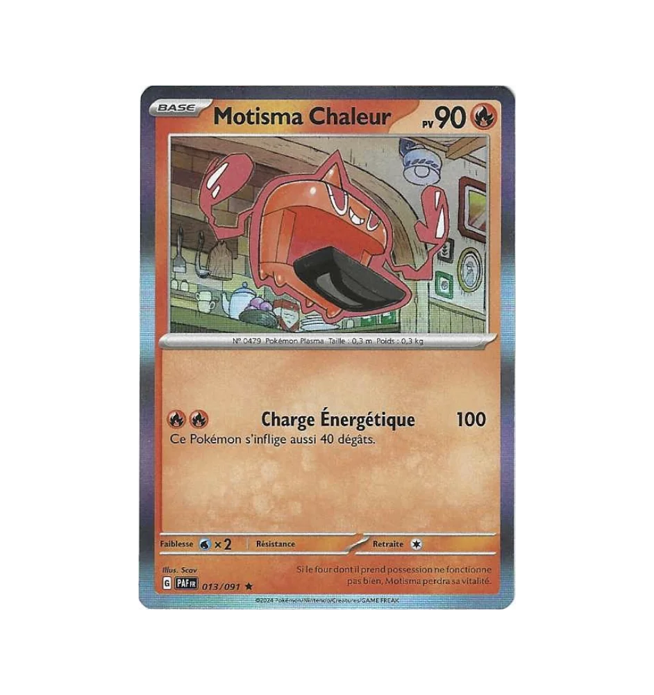 Motisma Chaleur 013/091 Holo