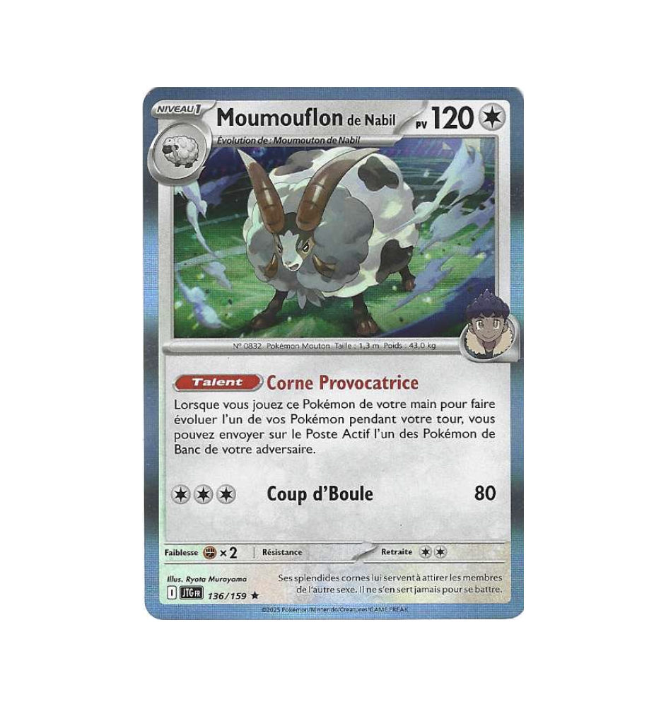 Moumouflon De Nabil 136/159 Holo