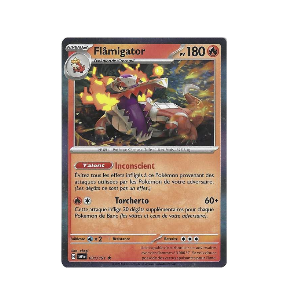Flamigator 031/191 Holo
