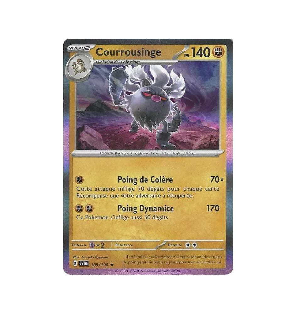Courrousinge 109/198 Holo SV1 Ecarlate Et Violet