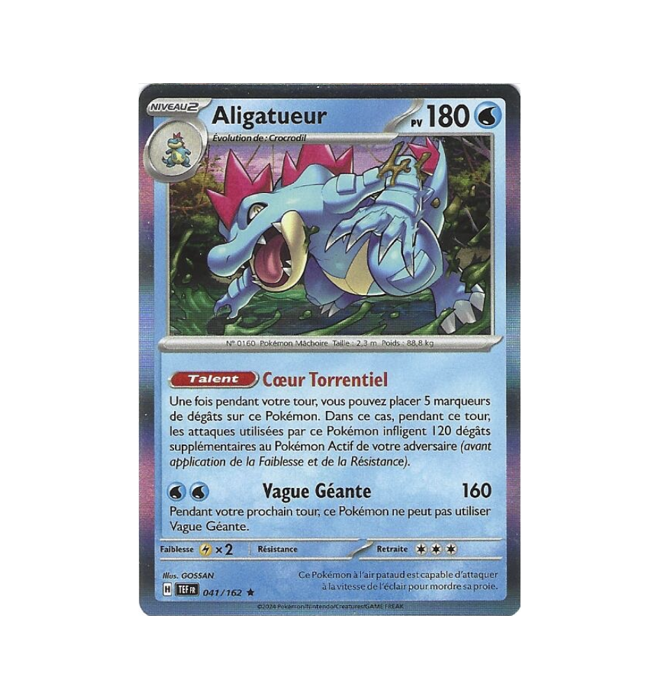 Aligatueur 041/162 holo