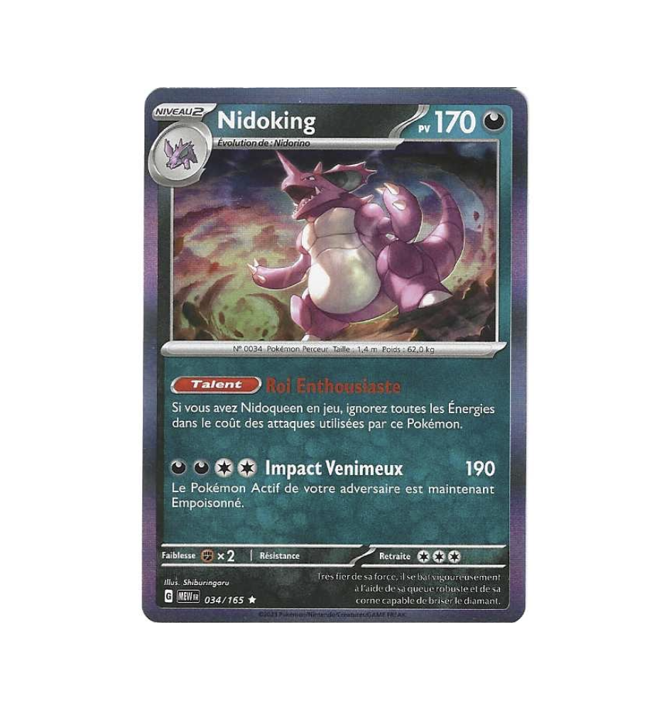Nidoking 034/165 Holo
