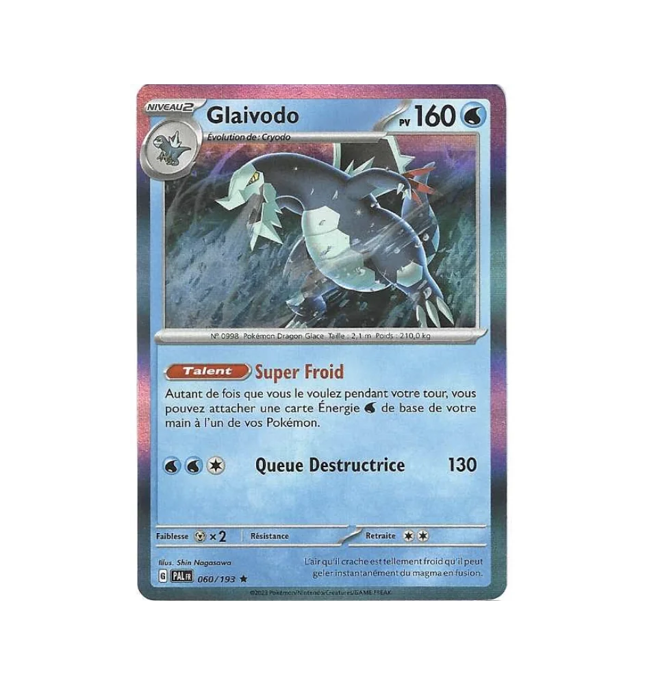 Glaivodo 060/193 Holo PAL Evolutions à paldéa