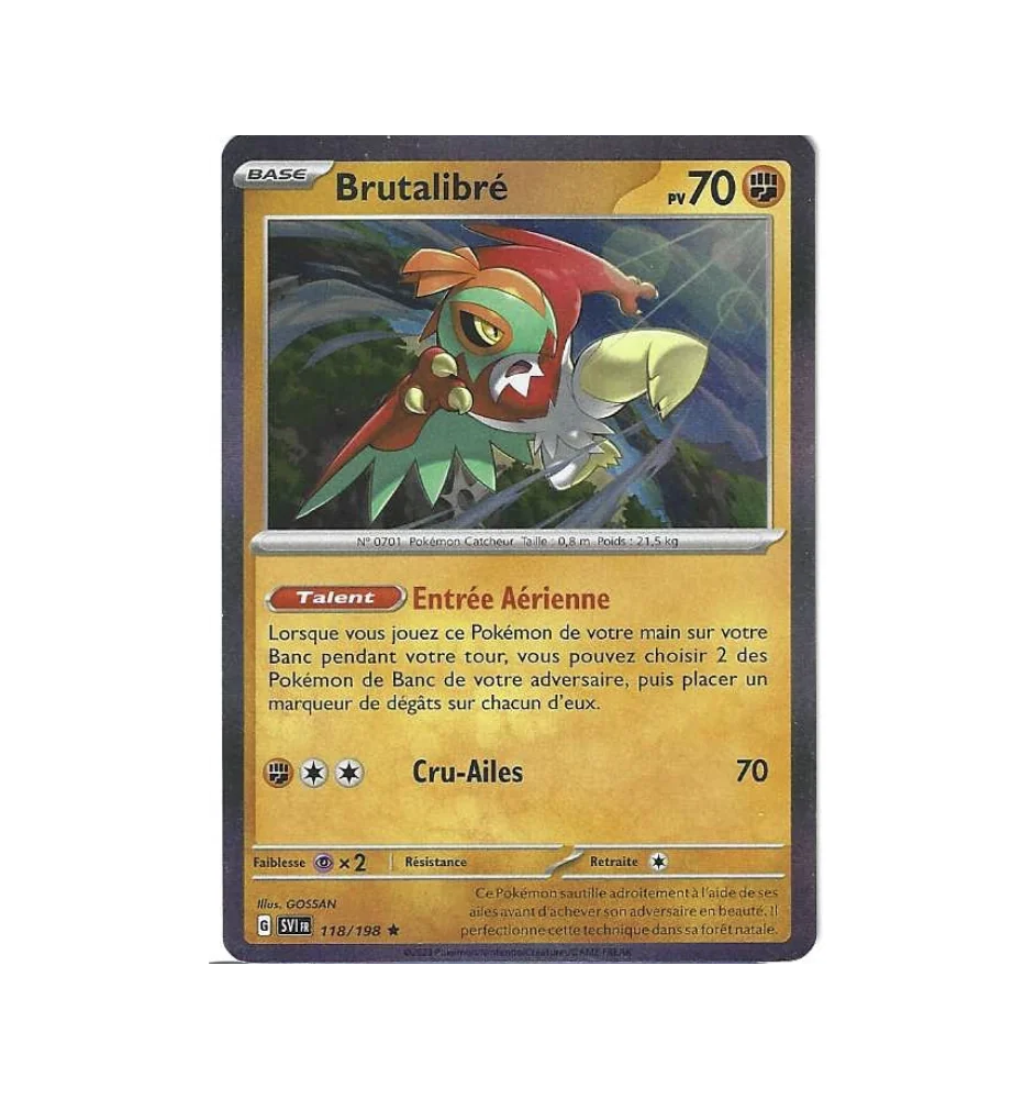 Brutalibré 118/198 Holo SV1 Ecarlate Et Violet