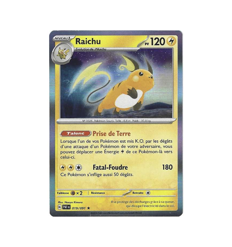 Raichu 019/091Holo