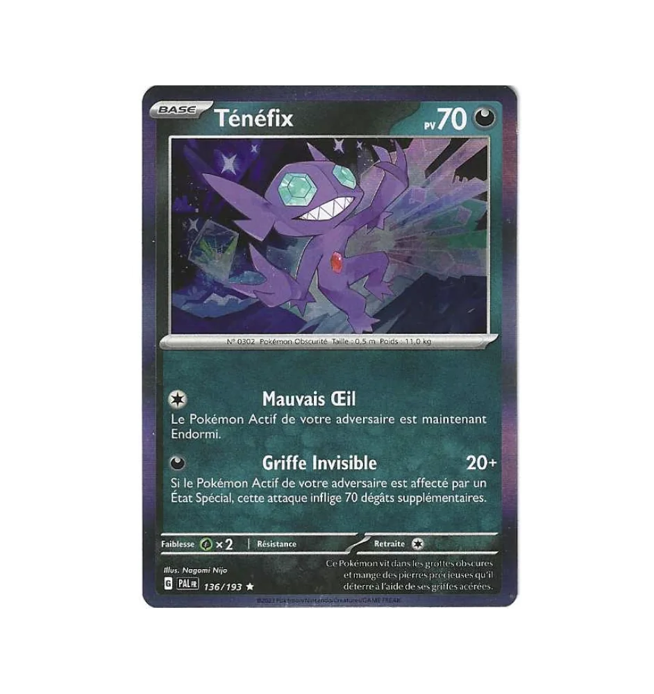 Ténéfix 136/193 Holo Evolutions à paldéa