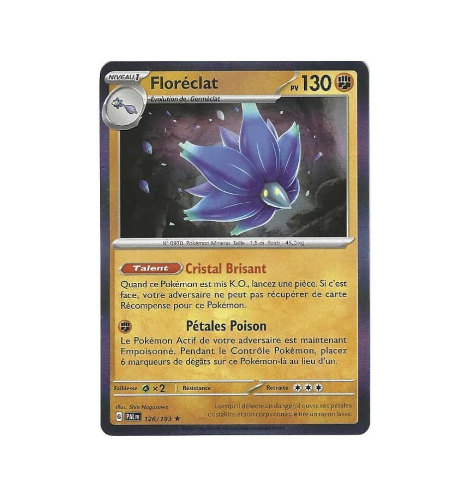 Floréclat 126/193 Holo Evolutions à paldéa
