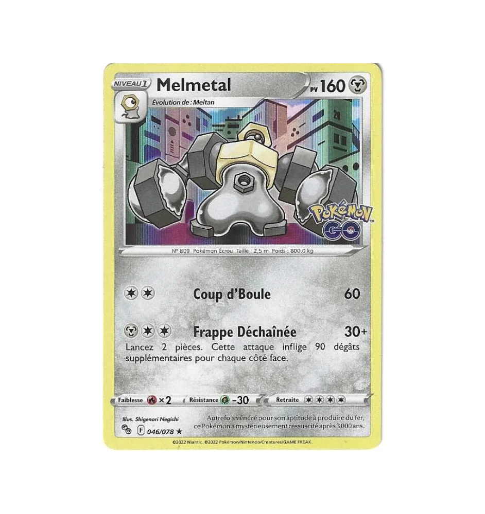 Melmetal 046/078 Holo PGO Pokemon Go EB10.5