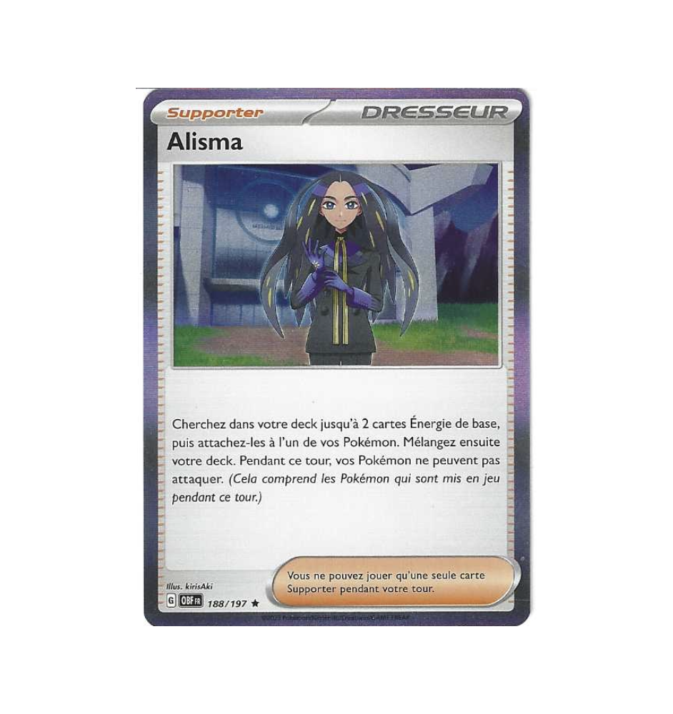 Dresseur Alisma 188/197 Holo