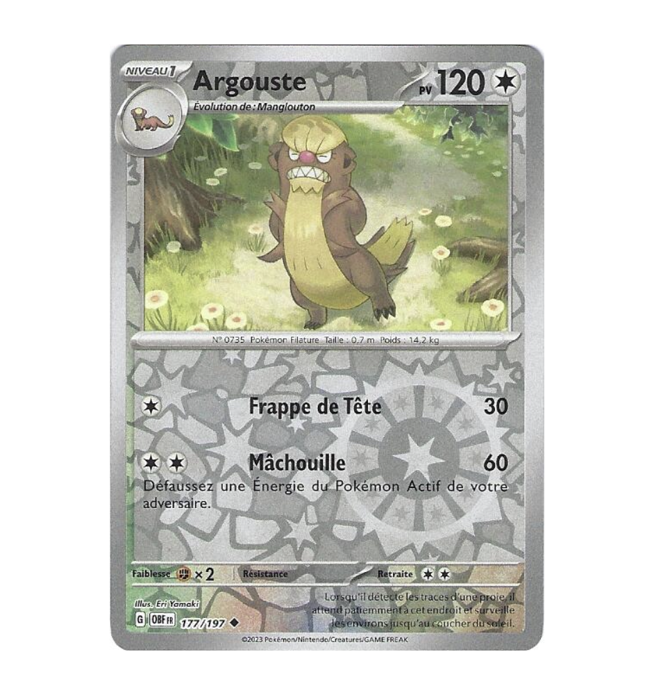 Argouste 177/197 Reverse