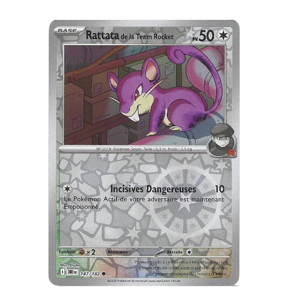 Rattata De La Team Rocket 147/182 Reverse