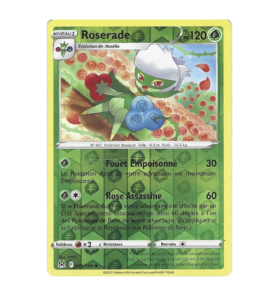 Roserade 015/196 Reverse