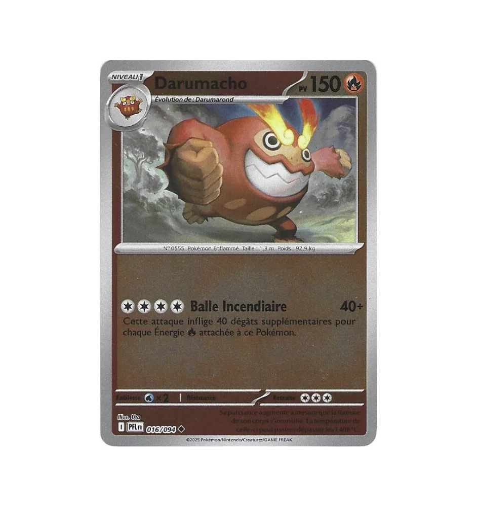 Darumacho 016/094 Reverse PFL Flammes Fantasmagoriques