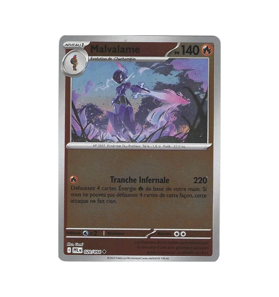 Malvalame 020/094 Reverse