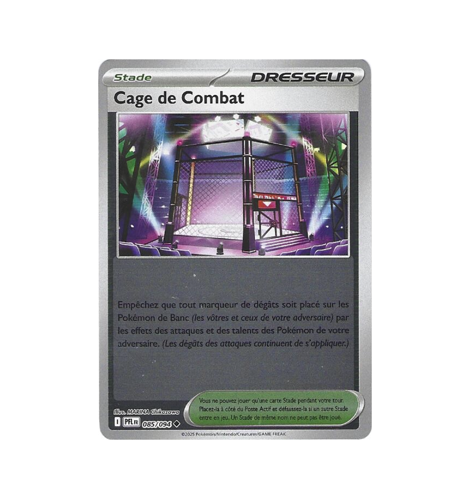 Dresseur Cage De Combat 085/094 Reverse