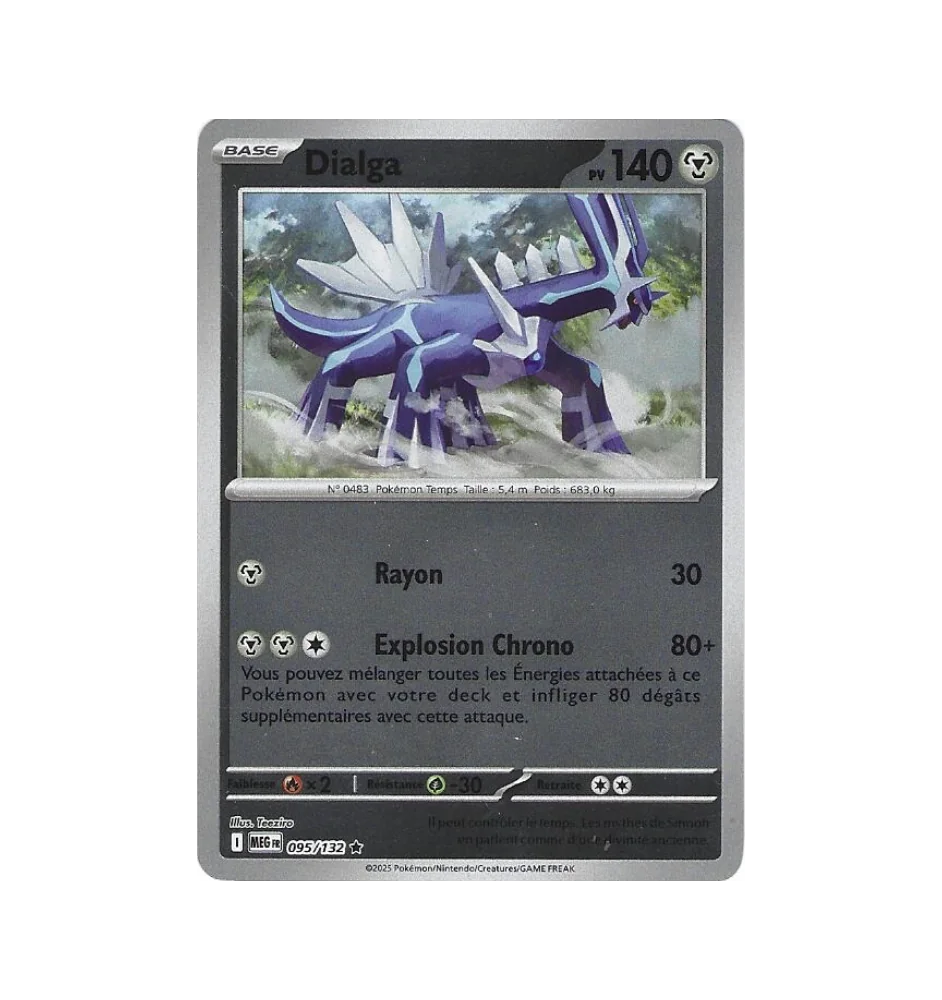 Dialga 095/132 Reverse MEG Méga-Evolution