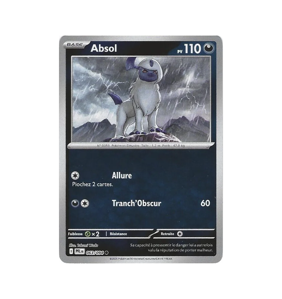 Absol 063/094 Reverse