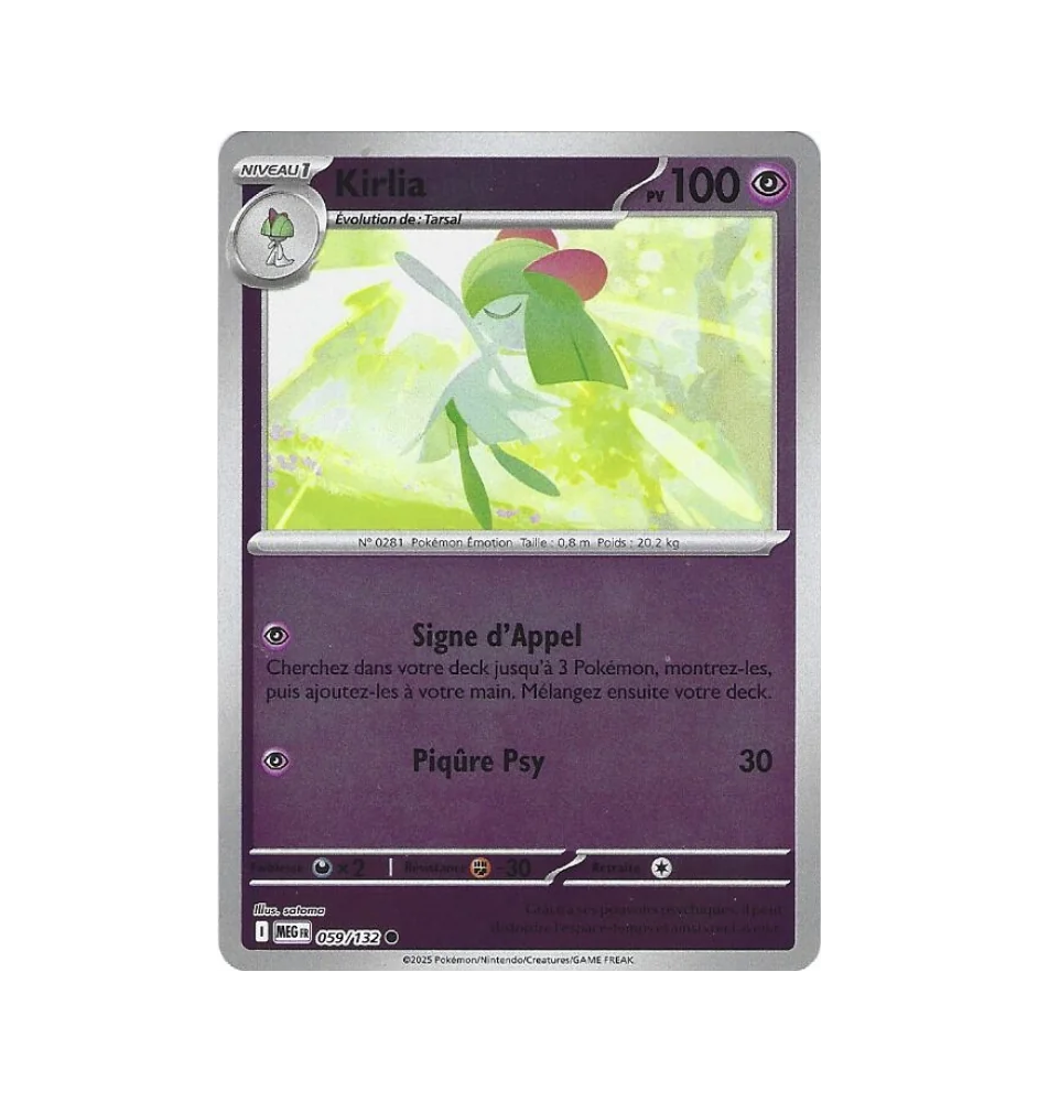 Kirlia 059/132 Reverse MEG Méga-Evolution