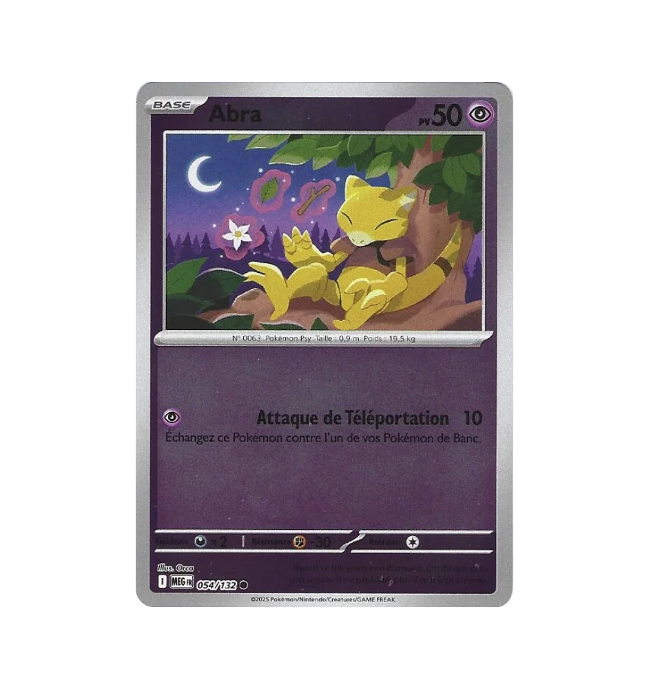 Abra 054/132 Reverse MEG Méga-Evolution