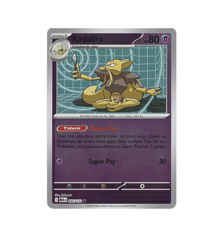 Kadabra 055/132 Reverse