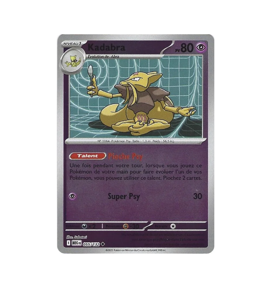 Kadabra 055/132 Reverse