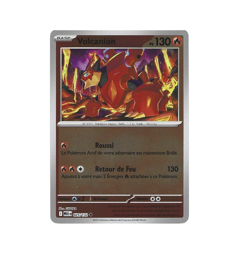 Volcanion 025/132 Reverse