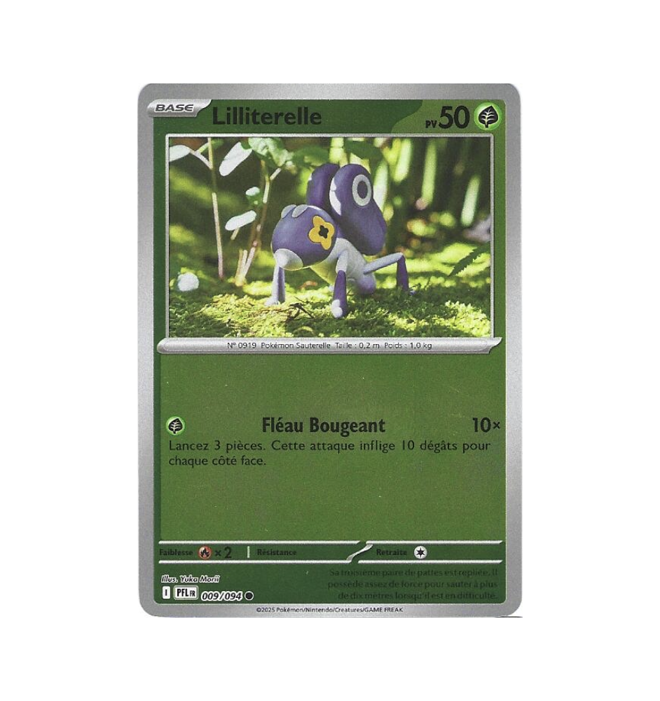 Lilliterelle 009/094 Reverse