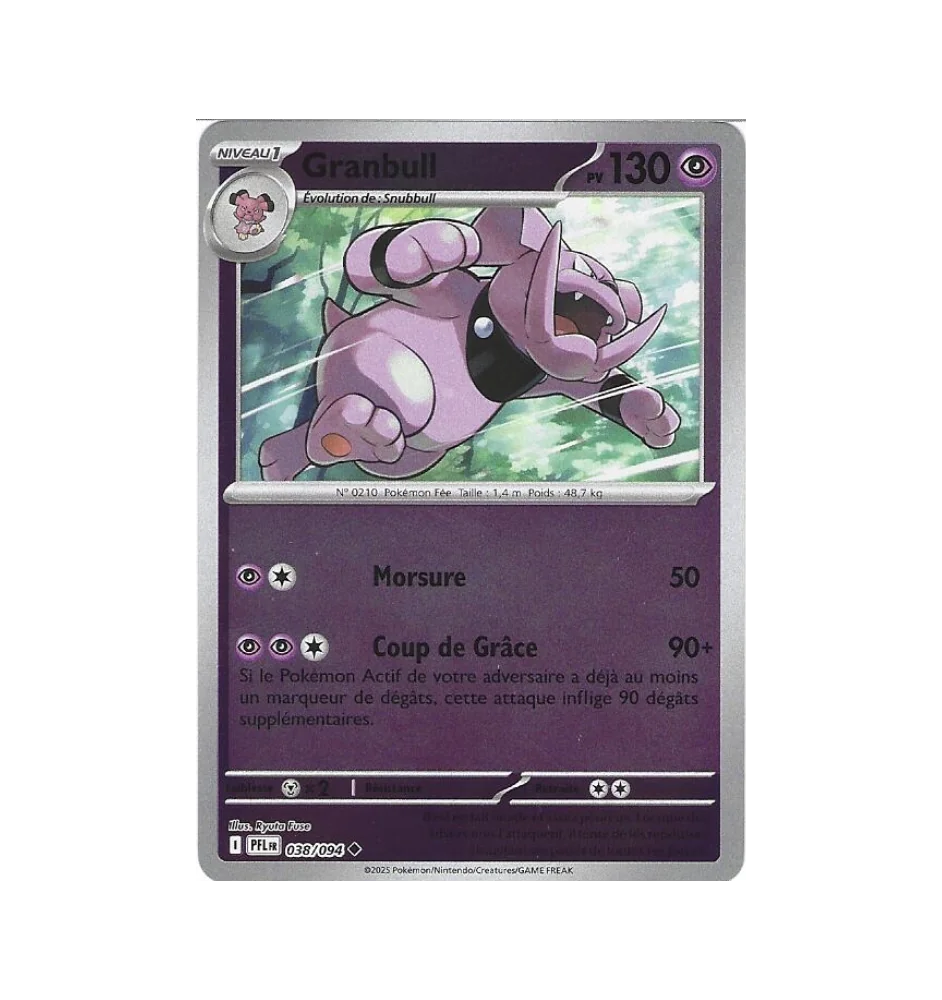 Granbull 038/094 Reverse PFL Flammes Fantasmagoriques